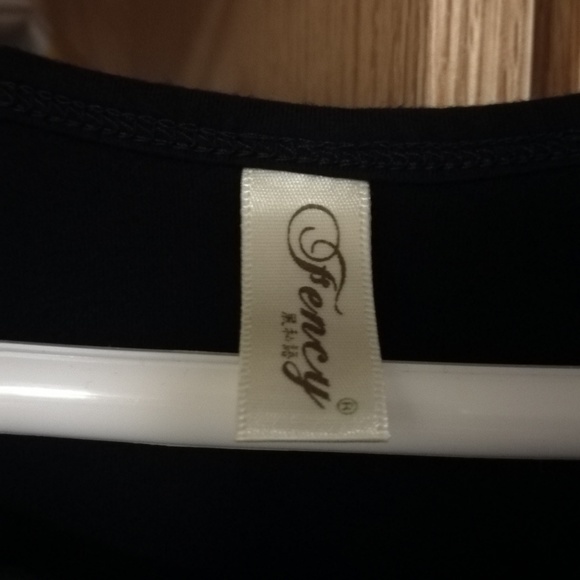 Long sleeve maxi black dress - Picture 2 of 2